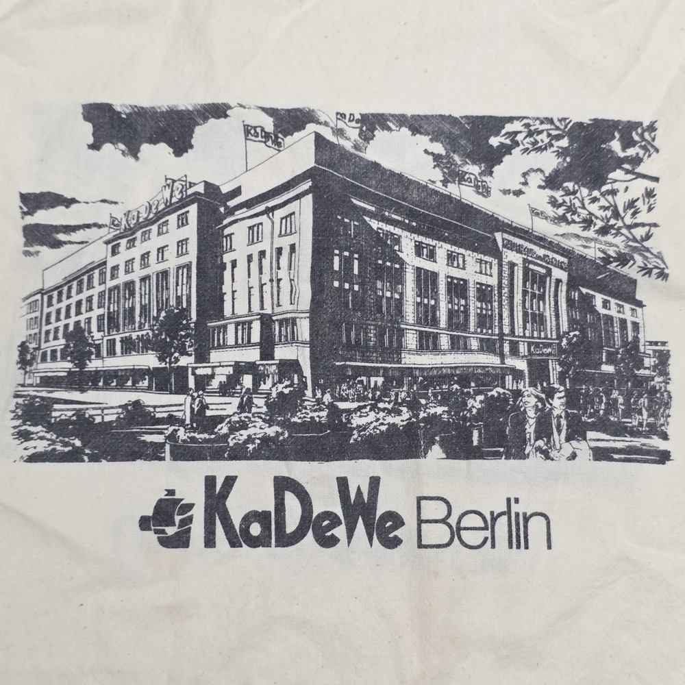 Vintage KaDeWe Berlin Tote Shopping Bag - Picture 4 of 9